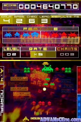 Space Invaders Extreme (USA) (En,Ja,Fr,De,Es,It) screen shot game playing